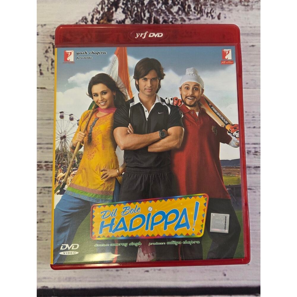 Dil Bole Hadippa! Bollywood DVD Hindi Movie YRF Home Entertainment